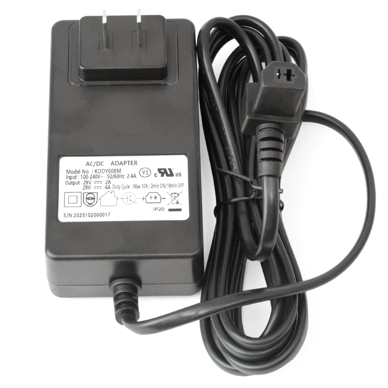 Photo 1 of 29V 2A Switching Adapter KDDY008M Compatible with Kaidi Replace ZBHWX-A290020A W52RA73-290018 HXY-270V2220A KDDY001 KDDY008 KDDY008F Recliner Sofa Lift Chairs Power Supply Adapter