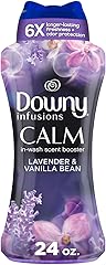 Downy Infusions In Wash Scent Booster Beads, CALM, Soothing Lavender and Vanilla Bean 24 oz