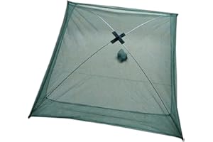 Fishing Minnow Trap Foldable Mesh Baits Trap Fish Trap Umbrella Cast Net Crab Shrimp Minnow Trap, Minnow Net, Fish Trap, Minn
