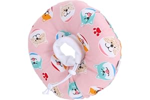 TOBBOMEY Cat Recovery Collar Elizabethan Cone Soft Small Size Kitten Surgical Neck Protection for Post Surgery Care