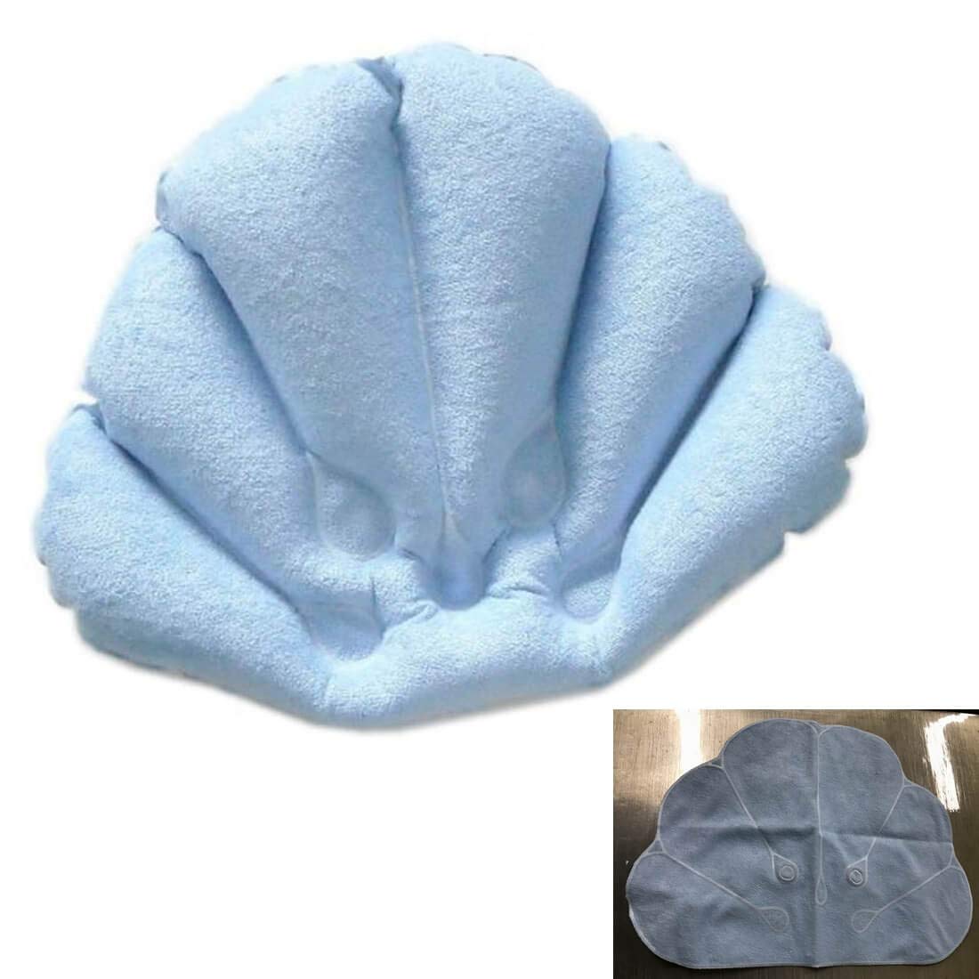Inflatable Bath Pillow With Suction Cup 2pcs Aa A œ Terry Cloth