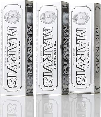 Amazon Co Jp Marvis マービス ホワイト ミント 歯みがき粉 75ml X 3本セット ラグジュアリービューティー
