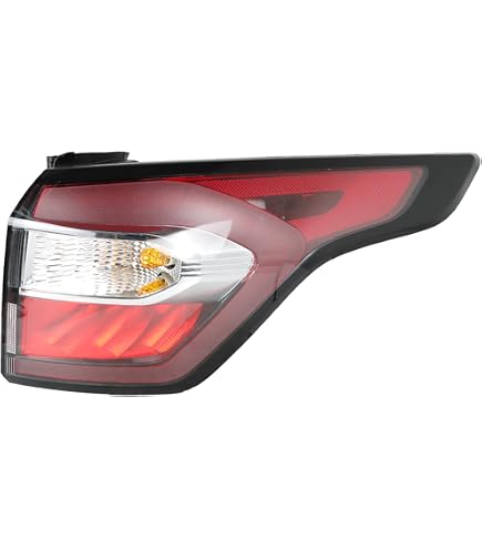 Passenger Side Tail Light For Ford Escape 2017-2019 – Replacement Lens Assembly With Bulbs, Part GJ5Z13404C