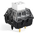 Kailh Box V2 Switch White for Mechanical Gaming Keyboard, 5 pin Plate Mounted/RGB/SMD Waterproof MX Lever Switch （Box V2 White 90pcs）