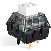 Kailh Box White V2 Switch for Mechanical Gaming Keyboard, 5 Pin Clicky Switch （Box V2 White,72PCS）