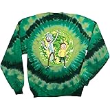 rick and morty rainbow tie dye sweatshirt