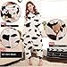 Zerlar Pajamas Animal Costume Onesie Adults Sleepwear Kigurumi Cosplay Cow