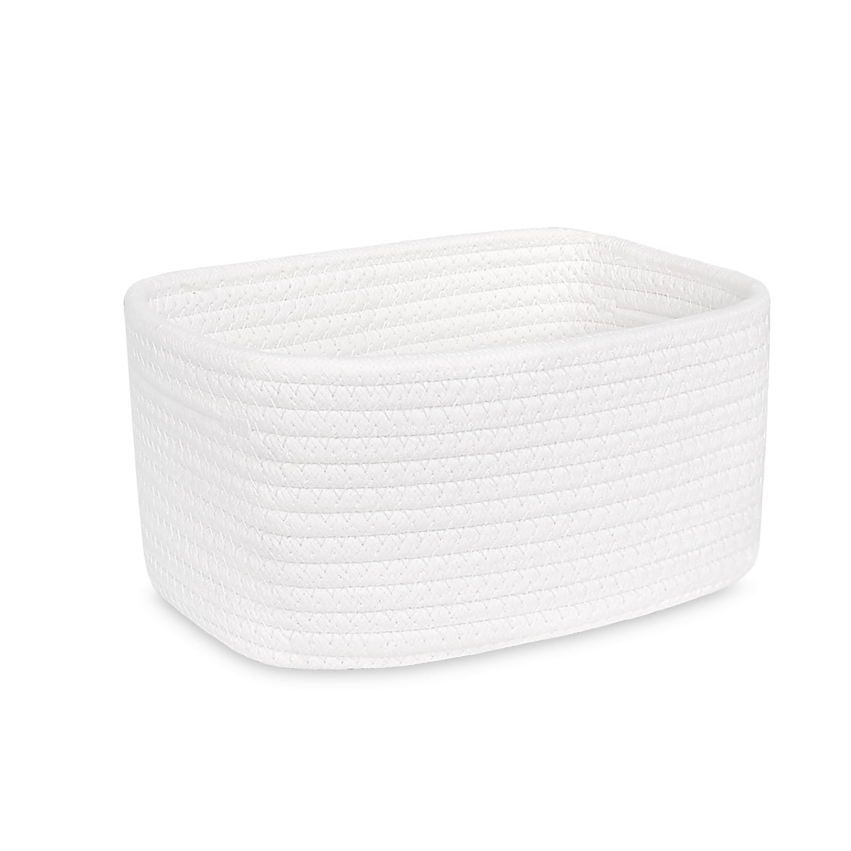 ABenkle Small Basket, Woven Storage Baskets for Organizing, Toy Basket, Cute Decorative Shelf Closet Organizer, Woven Storage Bins for Baby Nursery, Empty Gift Baskets, 8.7