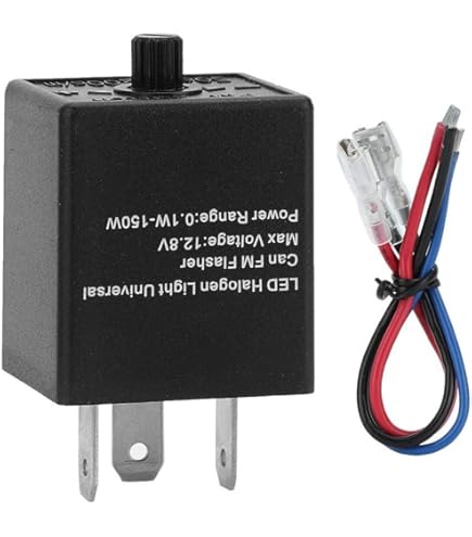 Relè Lampeggiante Per Moto 3 Pin - 12V, Per Indicatori Di Direzione, Compatibile Con GY6 50-150cc Scooter, Ciclomotori, ATV - 2