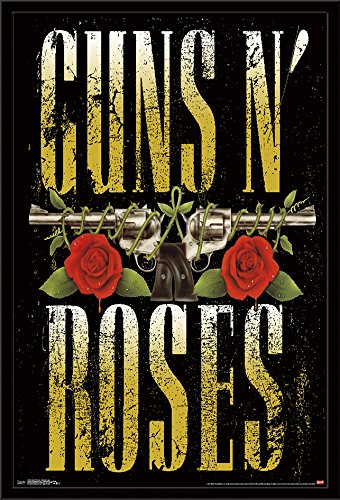 Trends International Guns N Roses Stacked Logo Framed Poster N