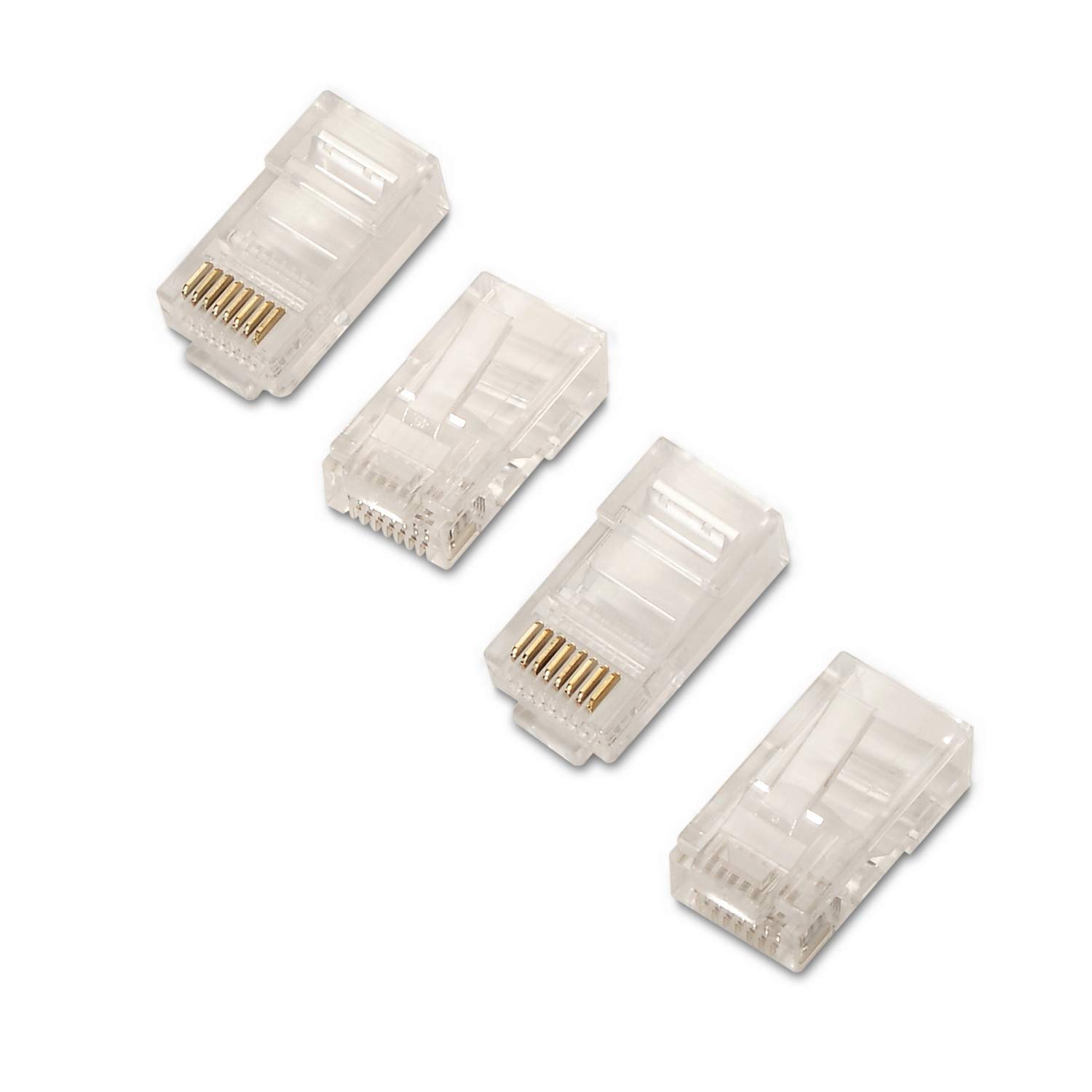 AISENS A138 – 0292 – RJ45 Connector 8 Threads (100 Pcs) Transparent