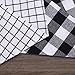Plaid Woven Kitchen Towel 18x28 inch Black/White,100% Cotton, Quick Dry, Tea Towel, Bar Towel, Highly Absorbent,Cleaning Towels, Kitchen Tea Towels, Pure Cotton, Absorbent Dish Cloth Set of 6