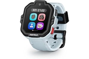 TickTalk 5 - Kids Smart Watch with GPS Tracker, Video Calling, SOS, &amp; Parental Controls | Smartwatch with Free Music, Texting, Kid Phone Call and Text, Boys &amp; Girls - 4G Smart Watch for Kids 3-124.3 out of 5 stars 1,856$144.99