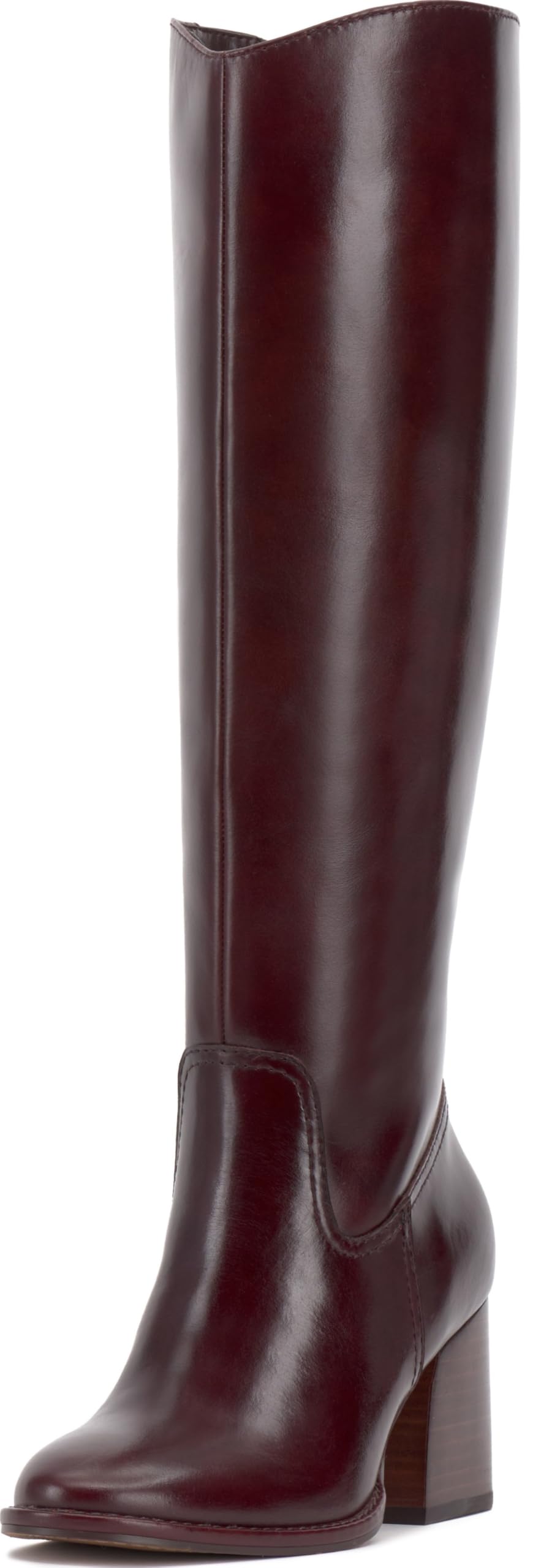 Vince Camuto Leila Extra Wide Calf Knee High Boot, Rich Mahogany Extra Wide Calf, W 6.5