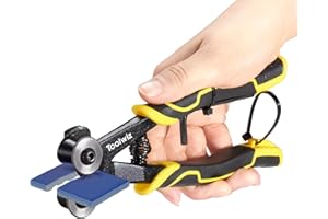 Toolwiz Tile Nippers Mosaic Tools, Tungsten Steel Wheeled Glass Nippers with Non-slip Handle, Heavy Duty Glass Tile Cutter, Glass Cutters for Stained Glass, Ceramic, Tiles, Mosaic, Mirror, Stone