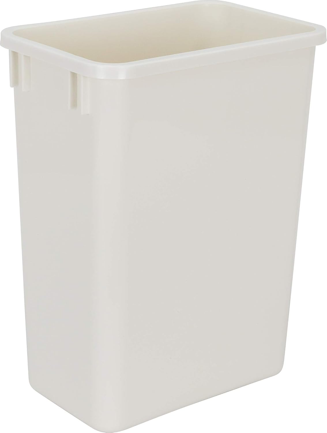 Hardware Resources Plastic Waste Container, White