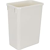 Hardware Resources Plastic Trash Can - Indoor Garbage Bin for Kitchen, Home, Office & Commercial Use - Large Waste Disposal T