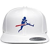 Snapback White Buffalo Josh Allen Jumping Logo Hat