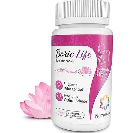 Buy Nutrablast Boric Acid Vaginal Suppositories 30 Count 600mg 100 Pure Made In Usa Boric Life Intimate Health Support A A A Online At Low Prices In India Amazon In
