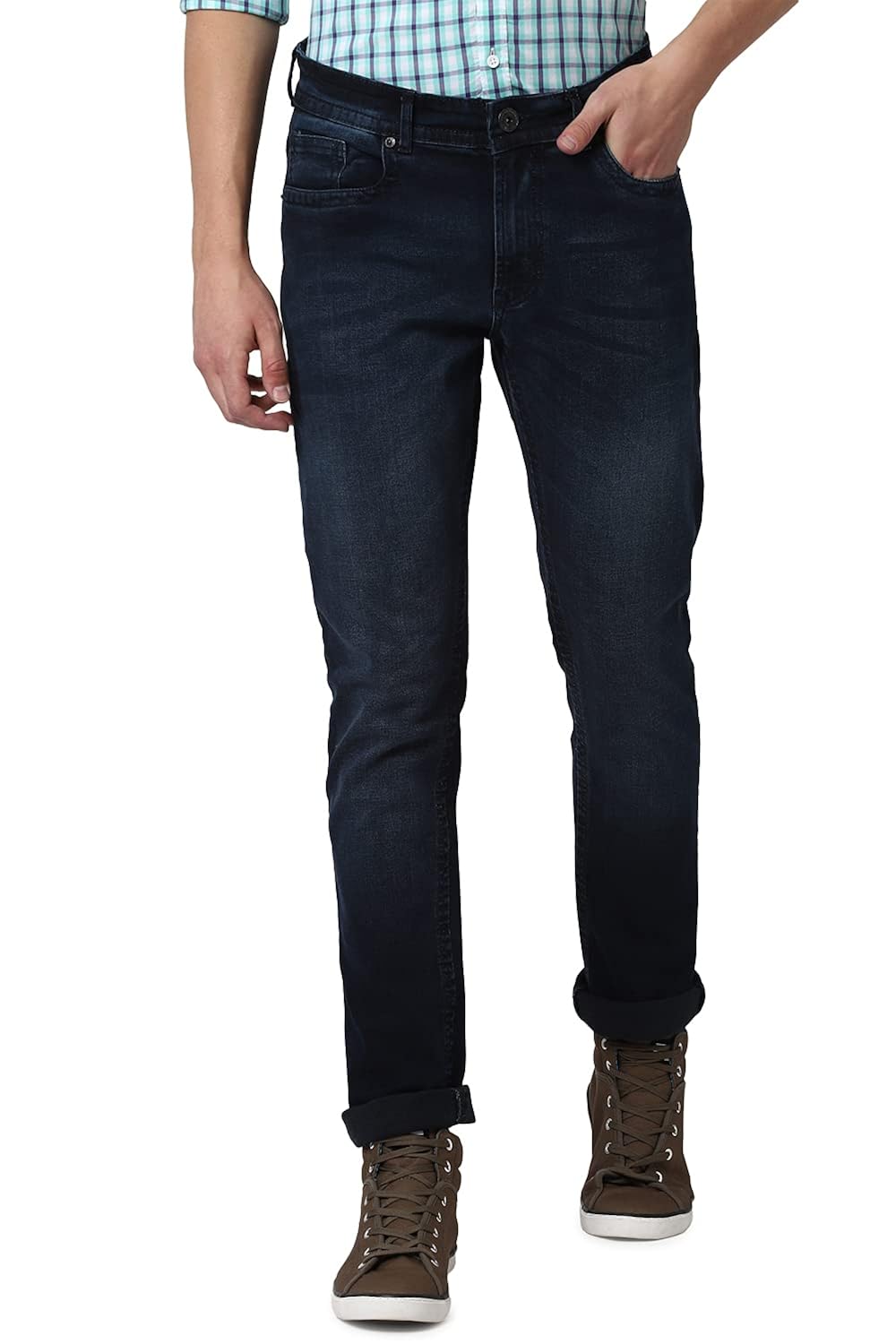 Buy Peter England Men's Boyfriend Slim Jeans at Amazon.in