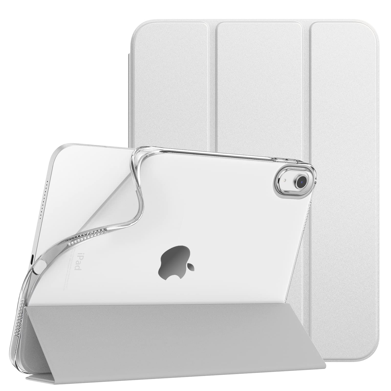 TiMOVO Case for iPad (A16) 11th Generation 11 Inch 2025, iPad 10th Generation Case 10.9 Inch 2022, Slim Soft TPU Translucent Frosted Back Cover for 11th/10th Gen, Auto Wake/Sleep - Silver — image 1