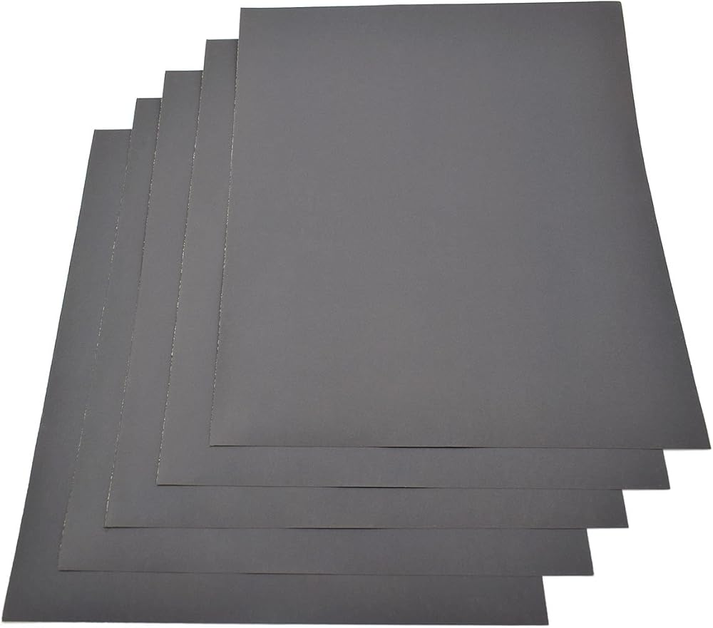 Keeja Grit 1200 Wet/Dry Sandpaper 5 Sheets 230 x 280mm Silicon Carbide