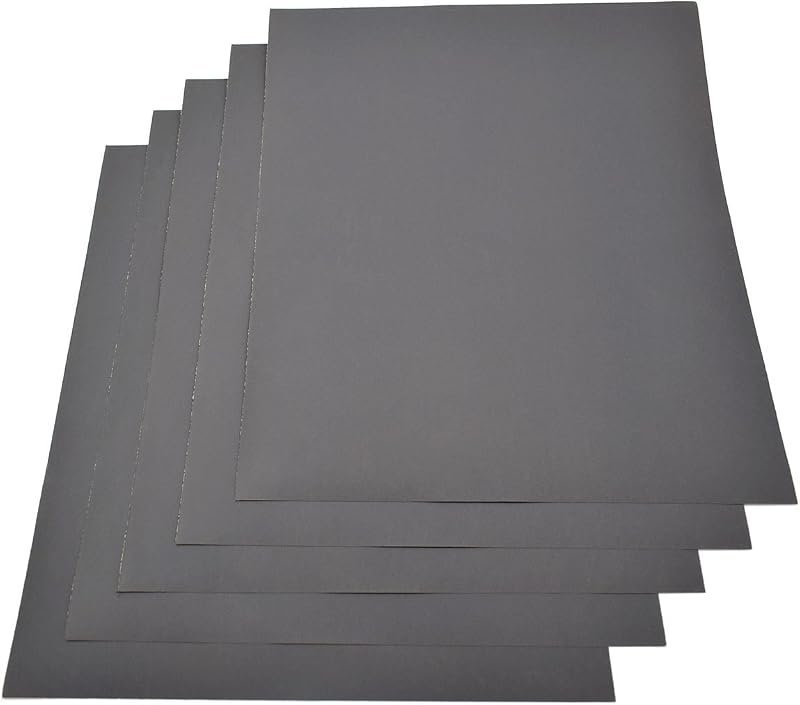 Keeja Grit 1200 Wet/Dry Sandpaper 5 Sheets 230 x 280mm Silicon Carbide