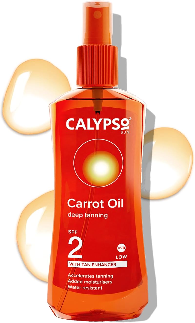 Calypso Carrot Oil Deep Tanning Spray with SPF2 200 ml