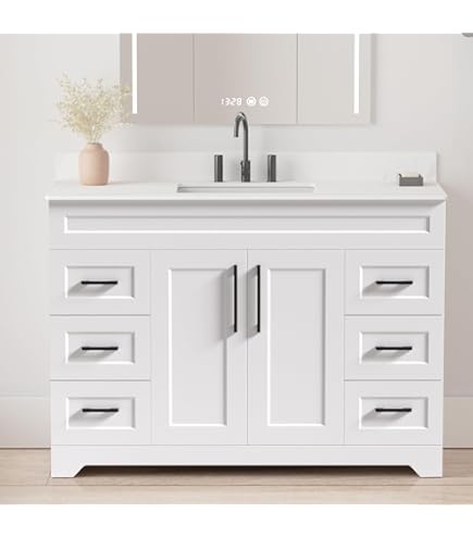 Amazon.com: HomeBeyond 36 inches Bathroom Vanity Without Top