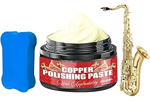 Copper Cleaner and Polish,40ml Rust Scratch Remover Paste | Brass Instrument Cleaning Paste - for Trumpet Trombone Saxophone 