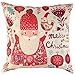 Ikevan Vintage Christmas Sofa Bed Home Decor Pillow Case Cushion Cover (18