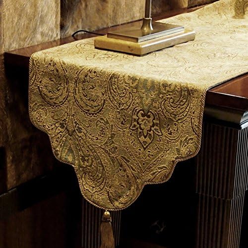 GER Double upholstery/ European-style table runner/ bed scarf/ home cloth/ flag/ Gabe/ decorative/ table/ table-A 40x274cm(16x108inch)