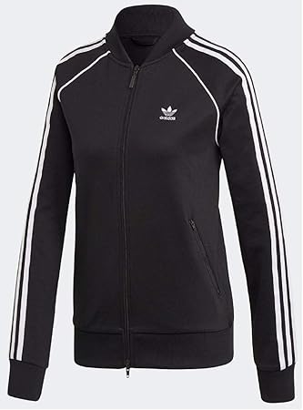 Amazon Co Jp Adidas アディダス Originals オリジナルス Superstar Sst トラックジャケット レディースm 157 163cm 国内正規品 Gvu38 ブラック スポーツ アウトドア