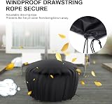 Estefanlo Waterproof Round Fire Pit Cover 80cm Anti-UV Protection view 5