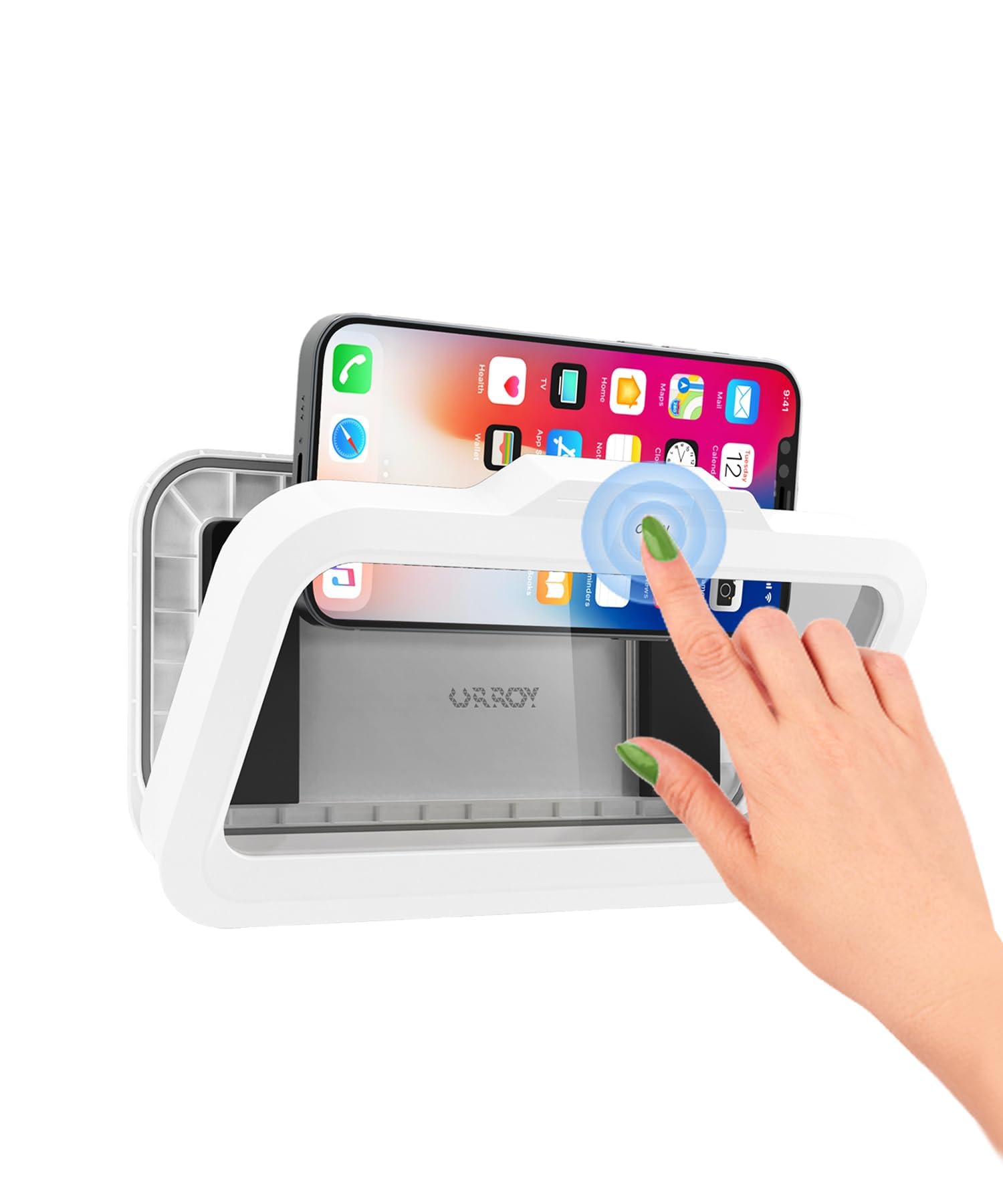 Photo 1 of *UNTESTED*
URROY Shower Phone Holder Waterproof One-Touch Open Shower Phone Case Anti-Fog & Sensitive Touchscreen Bathroom Wall Phone Mount Stand Universal Fit for iPhone & Smartphones Gift for Men Women White