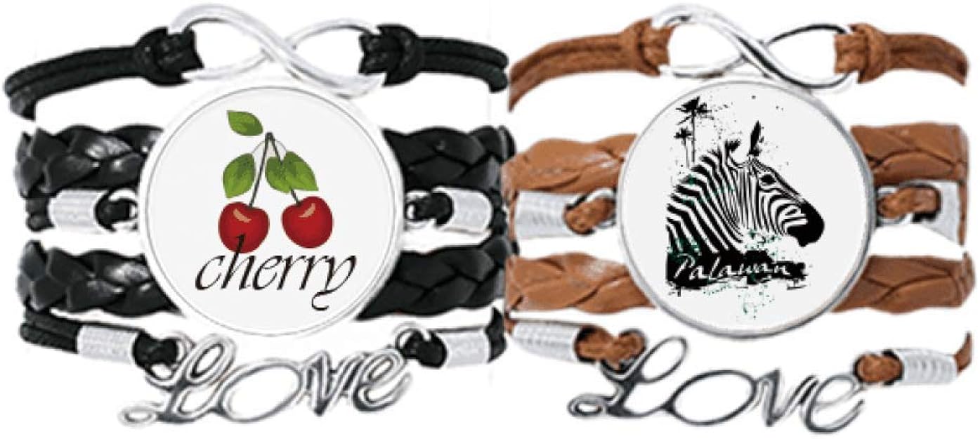 Bestchong Palawan Armband im tropischen Stil, Pinto Tier-Armband