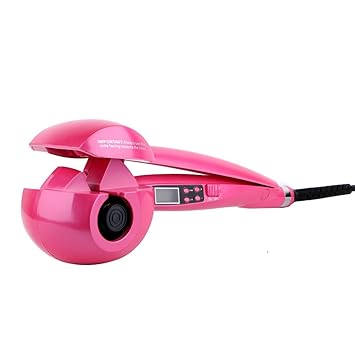Hair Curler Luckyfine Lcd Professional Salon Automatic Hair Curling Curler Ceramic Roller Wave