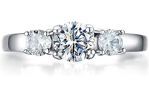 AILAAILA Birthstone Rings Size 1-10 Cubic Zirconia Stainless Steel Birthday Mother's Ring Daughter Gifts Jewelry for Girls Women