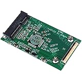 QNINE mSATA SSD to 1.8 Inch CE Adapter, Mini PCIe mSATA HDD Solid State Drive to 1.8" ZIF Converter Card