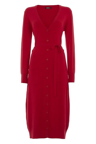 belted maxi cardigan