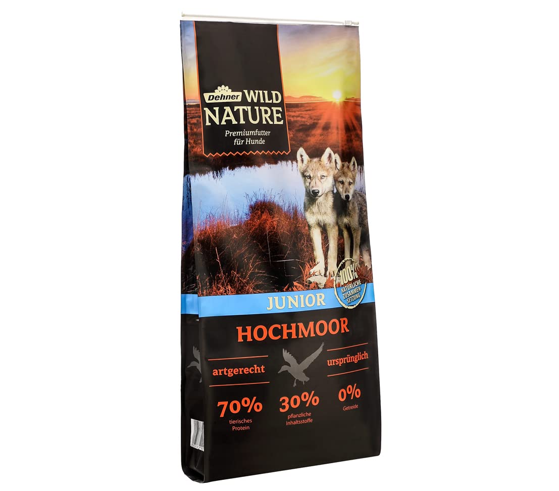Dehner Wild Nature Hochmoor Junior, dry dog food, duck.