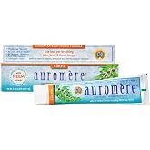 Auromere Ayurvedic Herbal Neem &amp; Clove Toothpaste - Classic Licorice 1 Pack | All Natural Fluoride Free Toothpaste for Adults &amp; Kids, Suitable for Sensitive Teeth, SLS-Free, Non GMO, Vegan, Cruelty-Free