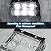 Lightfox 8Pcs 18W 4Inch Spot LED Light Bar CREE LED Pod Fog Lights Square Cube Jeep Driving Work Lamp for Offroad Truck 4WD SUV ATV UTV Daytime Running Light Waterproof, 2 Years Warranty