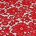 Stretch Lace Fabric Embroidered Poly Spandex French Floral Florence 58