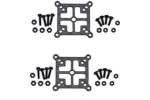 HOMRY DKNTZO Cinewhoop Toothpick FPV Drone Flight Controller Mount Adpter, Carbon Fiber FPV Flight Controller Stack Adpter Board 25.5mm to 20mm 16mm for FPV Freestyle 2-4inch Cinewhoop Toothpick Drones