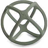 mushie Silicone Baby Teether Ball Toy (Dried Thyme)