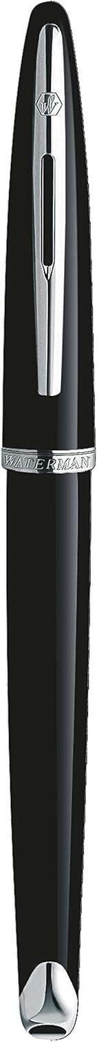 Waterman Carène Black Sea Fountain Pen, Black silver trim, Fine nib - Image 3