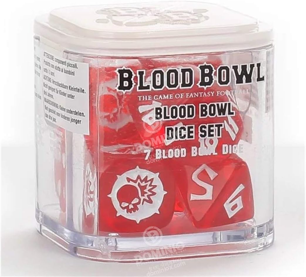 Blood Bowl Red Dice Set, Games & Accessories Amazon Canada
