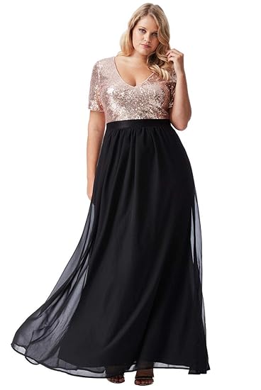 black and gold dress uk