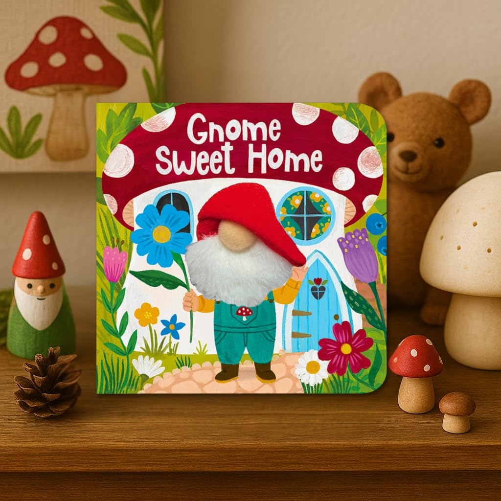 Gnome Sweet Home - Gnome Children's Finger Puppet Board Book